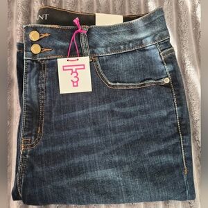 Lane Bryant Dark Blue Flare Jeans